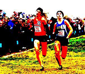 girls running